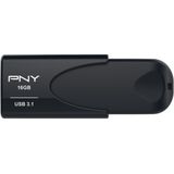 PNY - Attaché 4 - USB-stick - Zwart - 16 GB - USB 3.1