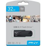 PNY - Attaché 4 - USB-stick - Zwart - 256 GB - USB 3.1