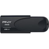 PNY - Attaché 4 - USB-stick - Zwart - 256 GB - USB 3.1