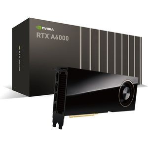 PNY NVIDIA RTX A6000 Professional Graphic Card 48GB GDDR6 PCI Express 4.0 x16, Dual Slot, 3x DisplayPort, 8K Support, Ultra-quiet active fan