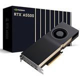 PNY NVIDIA RTX A5500 Professionele grafische kaart 24GB GDDR6 PCI Express 4.0 x16, Dual Slot, 4X DisplayPort, 8K ondersteuning, ultralichte actieve ventilator
