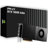 PNY - RTX A5000 - Grafische Kaart - Zwart - 32GB GDDR6, 12800 CUDA-kernen, 250W
