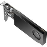 PNY - VCNRTXA400-SB - Grafische Kaart - Zwart - 4 GB GDDR6, PCI Express 4.0, 768 CUDA-kernen