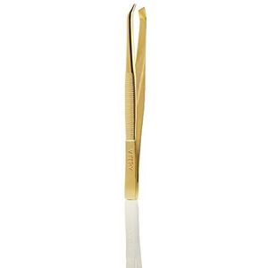 Epileerpincet Krab Schuin Inox Verguld