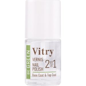 Vitry Nagellak Nail Care Be Green 2-in-1 Base- & Topcoat  10ml