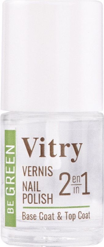 Nagellak - Groen - Vegan - 2-in-1 Formule