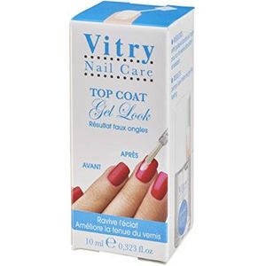 Vitry Topcoat Gel Look Nagels Nagellak 10ml