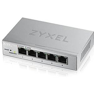 Zyxel Gs1200-5 Iptv (5 ports), Netwerkschakelaar, Zilver