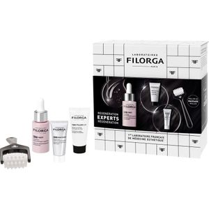 Filorga Huidverzorging Gezichtsverzorging Cadeauset NCEF-Shot 15 ml + Time-Filler 5 XP 15 ml + NCEF Reverse Night Mask 7 ml + Massage Roller