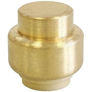 SOMATHERM FOR YOU 3540730014108 PLUG PushFit 14 messing dop clip voor koperen buizen of PEX of meerlaags Ø14, None
