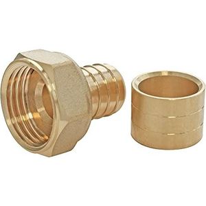 SOMATHERM FOR YOU 3540730015150 PER RACC RIGHT GLISS GEF 12-1/2 ""LOT 10 rechte koppeling voor buis glijbaar Ø12-draaismoer 15/21 (1/2 "") set, None