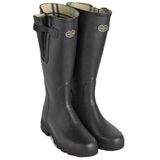 Le Chameau - Vierzon Jersey - Regenlaars - Noir - Natuurlijk Rubber