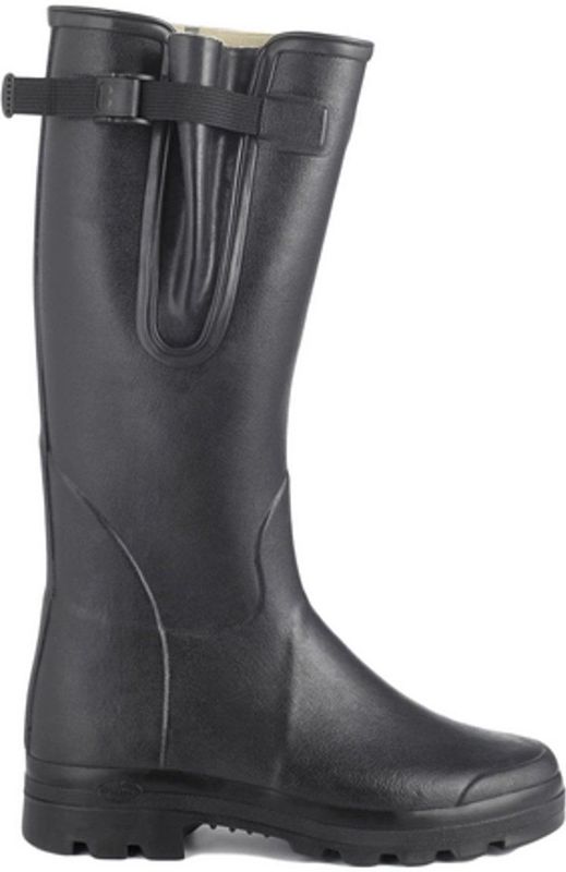 Le Chameau - Vierzon Jersey - Regenlaars - Noir - Natuurlijk Rubber