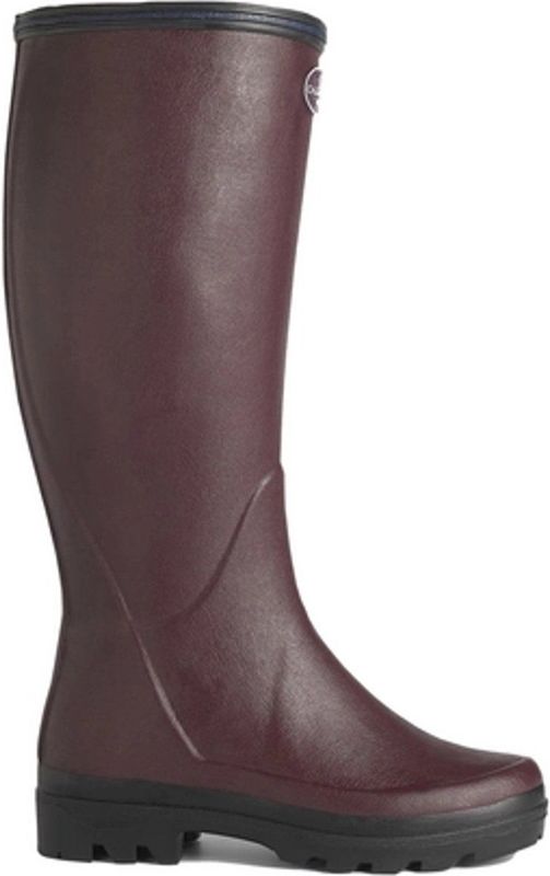 Le Chameau Giverny Regenlaars Rood - Waterdicht Natuurrubber