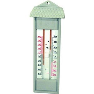 Spear & Jackson ronde thermometer Mini Maxi zonder kwik grijs