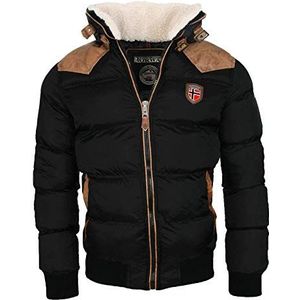 Geographical Norway Warme winterjas, gewatteerde designerjas voor heren