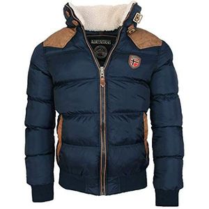Geographical Norway Warme winterjas, gewatteerde designerjas voor heren