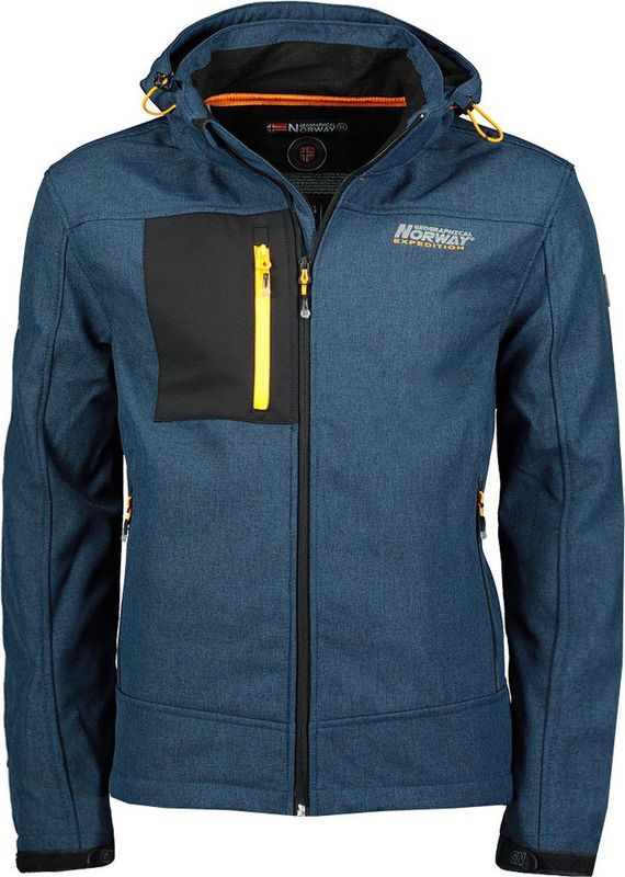 Geographical Norway - Heren Outdoorjas Softshell Jacket Torefact - Blauw