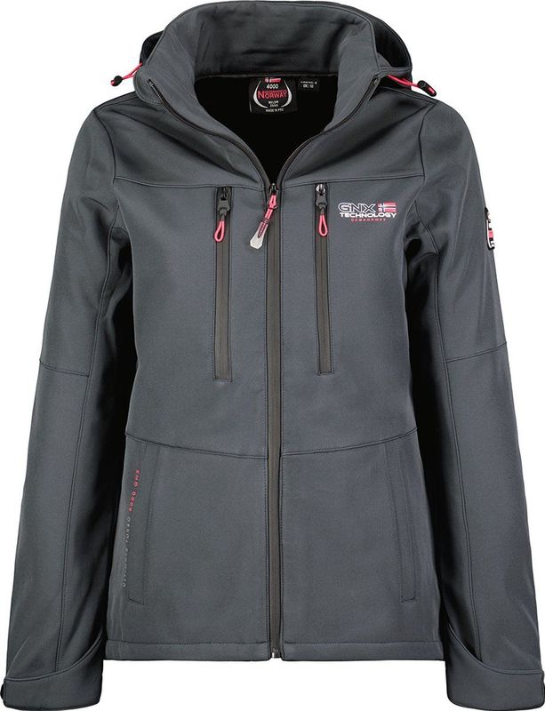 Geographical Norway - Dames Outdoorjas Softshell Jacket Timmex - Grijs