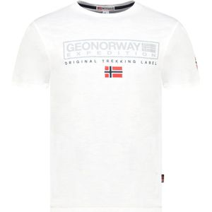 Geographical Norway - Jasic Shirt - T-shirt - Wit - Katoen