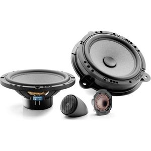 Focal ISRNS165 - Autospeakers - Pasklare Luidsprekers - Renault, Dacia, Nissan, Smart, Fiat - 2 Weg Composet - 16cm