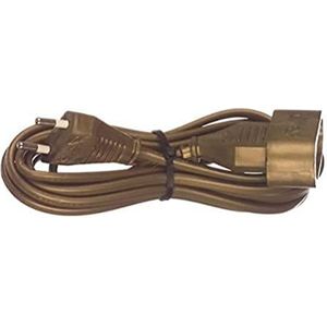 Zenitech - Elektrische voedingskabel H05VV-F 2x1,5mm² - grijs - 25m