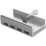 Dacomex - Hub USB 3.0 - 4 Poorten - Argent - Docking Station