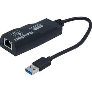 Dexlan USB 3.2 Gigabit Netwerkadapter (USB 3.2, RJ45/LAN (1x)), Netwerkadapter