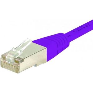 connect Koper, 5 m RJ45, Cat.6, S/FTP Patchkabel, paars