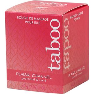 Ruf Taboo Charnel - Massagekaars voor Haar - Cacaobloem - 60 gram