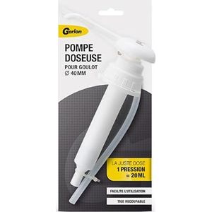 Doseerpomp voor 40 mm hals – 1 druk = 20 ml – eenvoudige bediening Neutraal