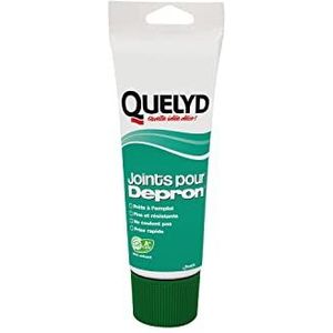 Quelyd Afdichtingen voor Depron - Afdichtingslijm voor thermische isolatieplaten Depron Quelyd - Gebruiksklare lijm - Oplosmiddelvrij - Kleur: Wit