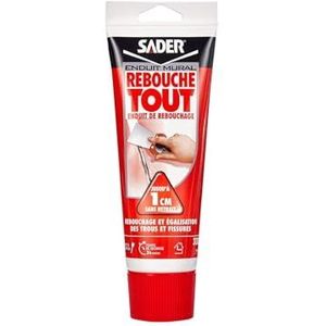 Sader allesvuller – gebruiksklare binnenvulpleister – alle ondergronden – vullen en egaliseren van gaten en scheuren tot 1 cm – afdichting gipsplaat – 1 tube 330 g