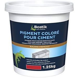 Bostik pigment kleurrijk, voor cement, 1,25 kg, rood