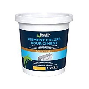 Gekleurd pigment voor cement, 1,25 kg, geel