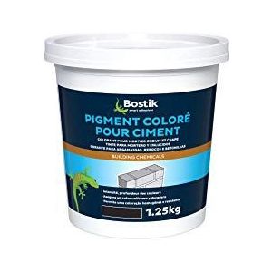 Gekleurd pigment voor cement, 1,25 kg, zwart