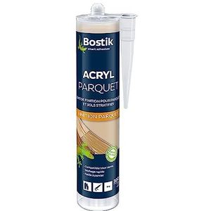 Bostik Acryl parket en laminaatvloeren - acryllijm - geschikt voor alle lakken - zonder oplosmiddelen - kleur: beige, cartridge 300ml