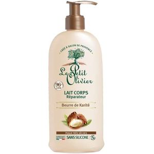 LE PETIT OLIVIER - Herstellende lichaamsmelk – sheaboter – voedt, herstelt en hydrateert – zeer droge huid – 96% natuurlijke oorsprong – zonder siliconen – gemaakt in Frankrijk – 250 ml