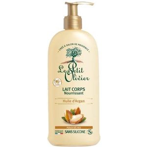 LE PETIT OLIVIER - Voedende lichaamsmelk – arganolie – verzacht, regenereert en voedt – droge huid – 96% natuurlijke oorsprong – zonder siliconen – gemaakt in Frankrijk – 250 ml