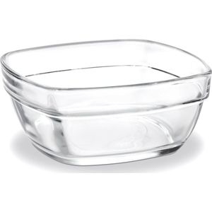 Duralex Carré Schaal - 11x11x12,5cm - 25 cl - 6 stuks - Gehard glas