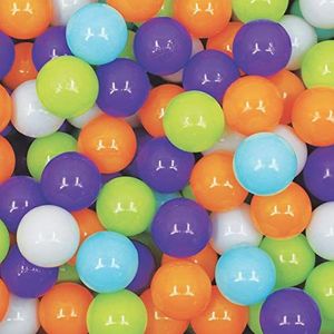 LUDI - Kartonnen doos met 250 kleurrijke ballen ��– speelballen om te gooien, te rollen en voor ballenbekken – zachte kunststof tegen verpletteren – vanaf 6 maanden