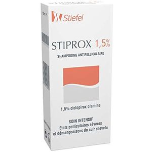Stiprox Shampooing antipelliculaire 1,5% soin intensief, élimine efficement les pellicules et apaise les démangeaisons du cuir chevelu, 100 ml