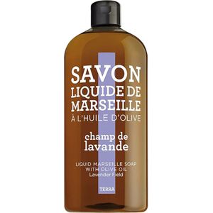 Terra - Savon Liquide de Marseille- 1 liter - Champ de Lavande - Zeep - Lavendel