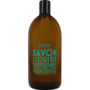 Compagnie de Provence Refill Menthe Basilic Savon Liquide Energisant 1 L