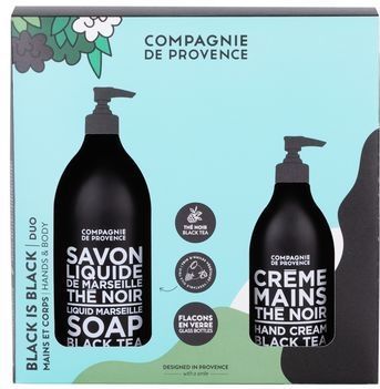 Compagnie de Provence - Thé Noir - Vloeibare Zeep - Geschenkset - 495 ml