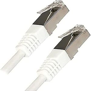 APM Ethernet-kabel Cat 6, 10 m, RJ45, netwerk 1 Gbit/s, 250 MHz, afgeschermd FUTP, RJ45-kabel, internet, compatibel met PC modem router tv-box Xbox Switch PS5 PS4 Gaming, 560349