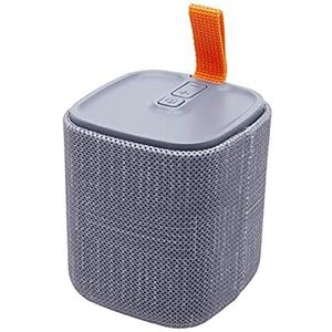APM Draagbare bluetooth-luidspreker, mini-luidspreker, draadloos, compact formaat, luidspreker modieus design, tot 8 uur batterijduur, spatwaterdicht, IPX4, grijs, 571077