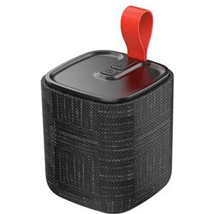 apm Draagbare bluetooth-luidspreker, mini-luidspreker, draadloos, compact formaat, luidspreker modieus design, tot 8 uur batterijduur, spatwaterdicht, IPX4, zwart, 571078