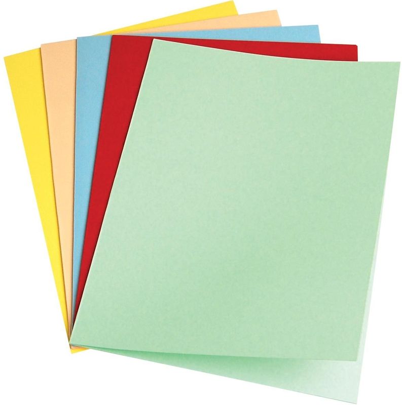 Pergamy dossiermap geassorteerde kleuren, pak van 100