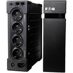 Eaton - Ellipse ECO 650 DIN - Accu/Batterij - Zwart - Rackmount